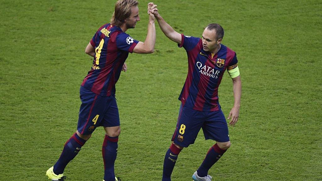 Iniesta and Rakitic