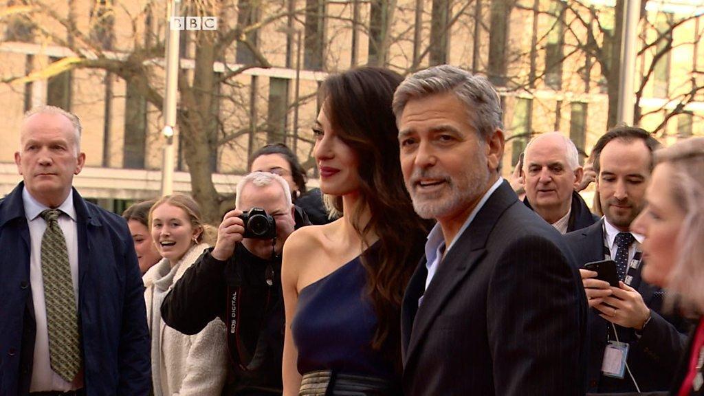 Amal and George Clooney