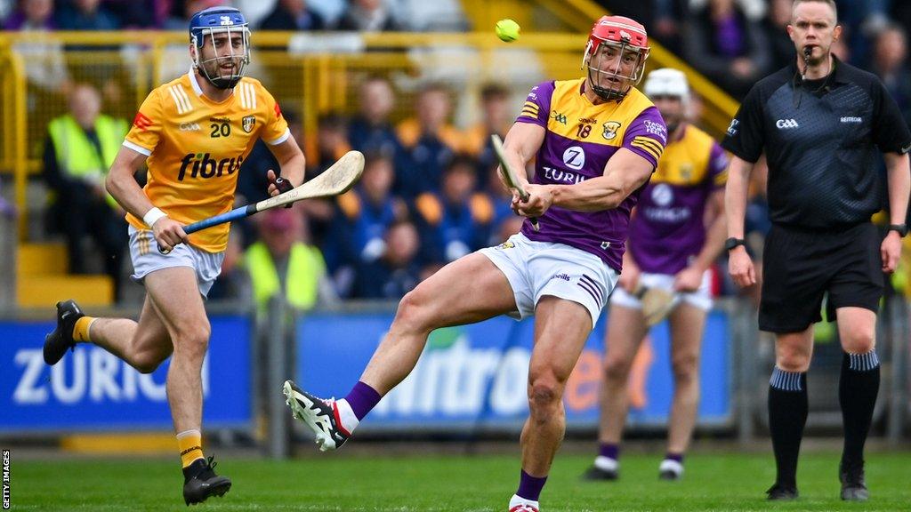 Wexford captain Lee Chin struck 0-8 on his return from injury