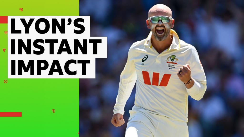 'England are crumbling' - Lyon removes Pope and Duckett in same over