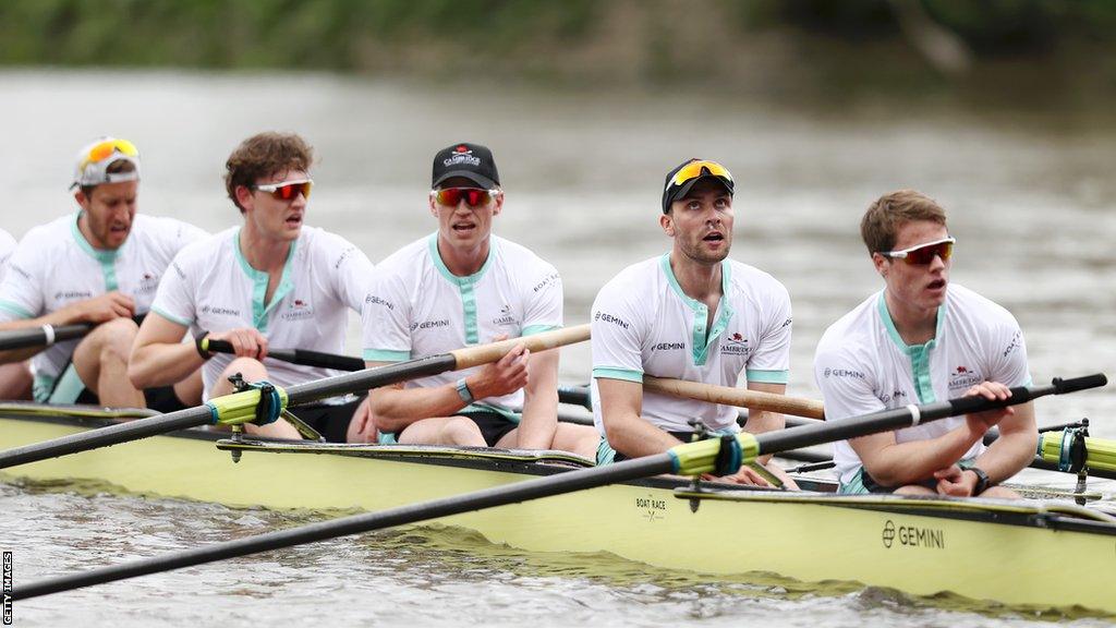 Cambridge men's team lose the 2022 Boat Race