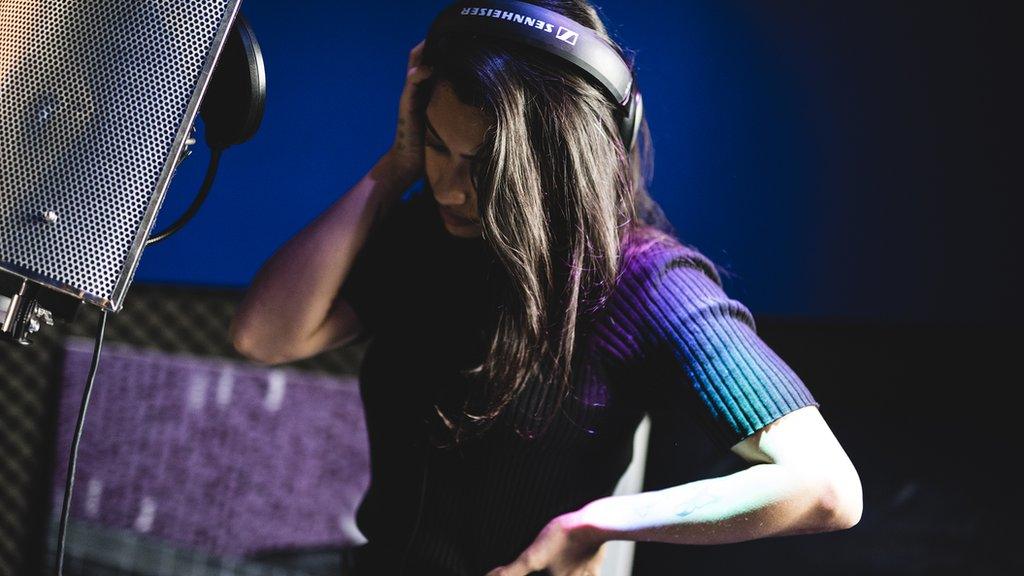 In the studio with Vanessa White