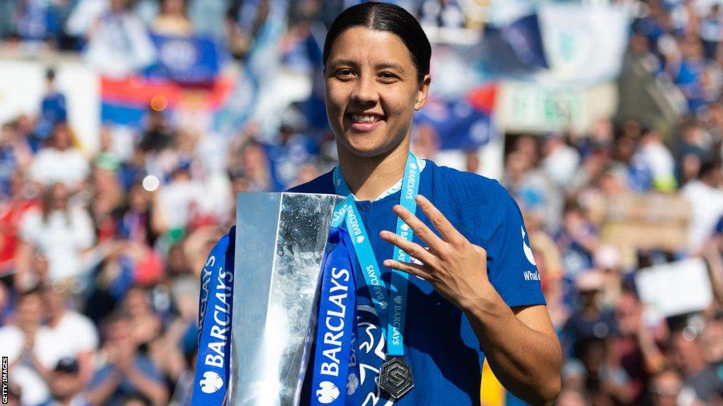 Chelsea striker Sam Kerr