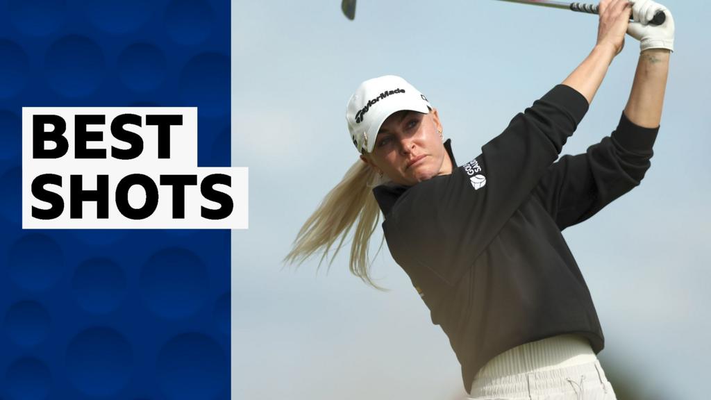 Hole-in-one features in day two's best shots at windy Women's Open