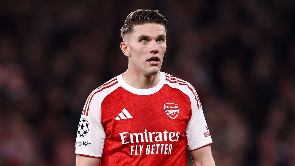 Gyokeres playing for Arsenal 