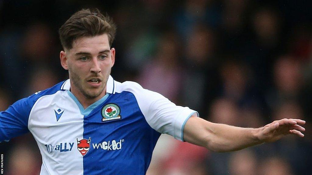 Joe Rankin-Costello made his Blackburn Rovers debut in the EFL Trophy against Bury in October 2017