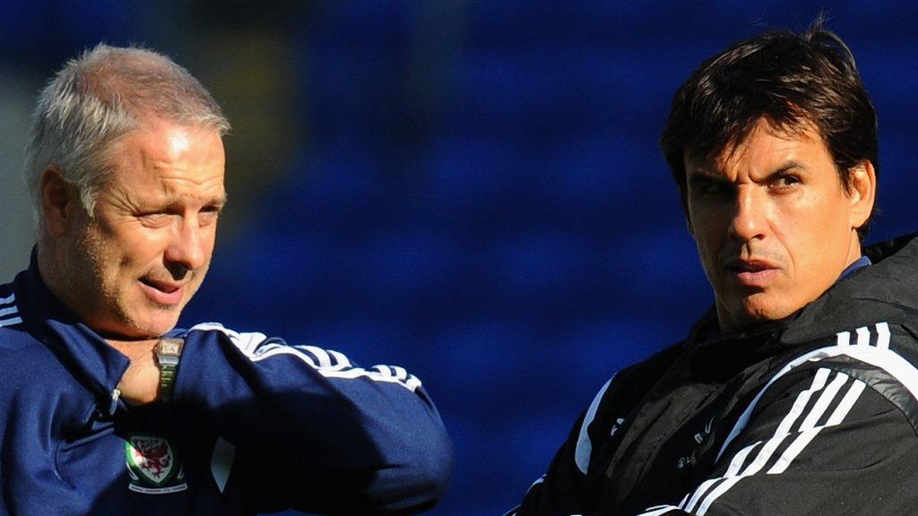 Kit Symons and Chris Coleman