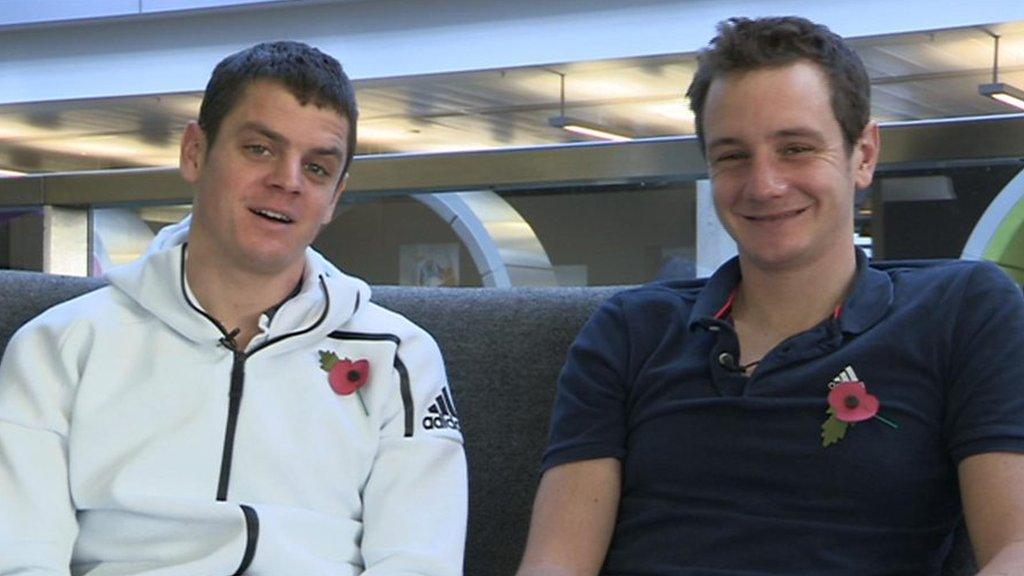 Jonny and Alistair Brownlee