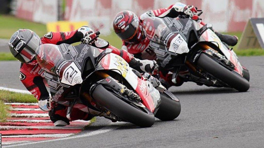 Glenn Irwin and Tommy Bridewell