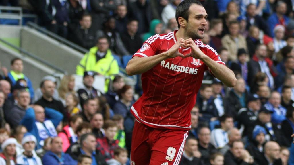 Middlesbrough striker Kike HERO