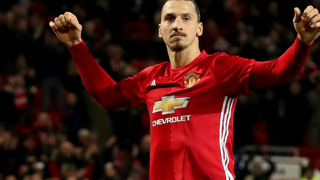 Zlatan Ibrahimovic of Manchester United