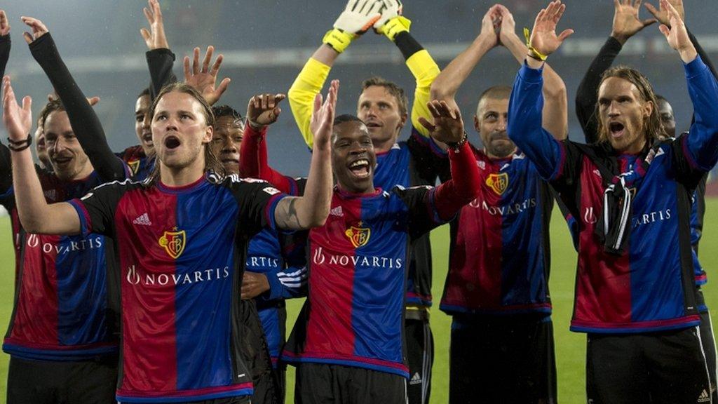 Basel celebrate the title