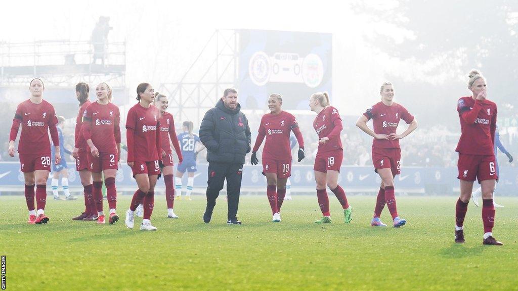 A photo of Liverpool WSL players