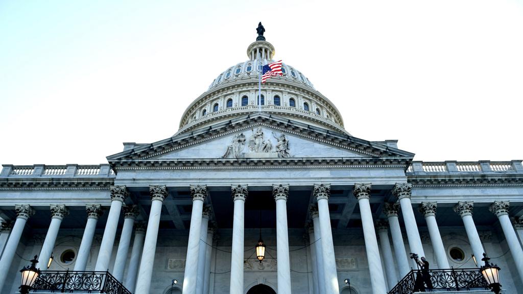 The US capitol building