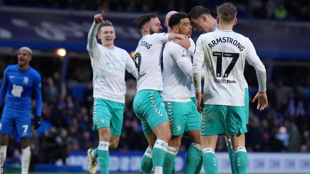 Che Adams put Southampton in front for the first time