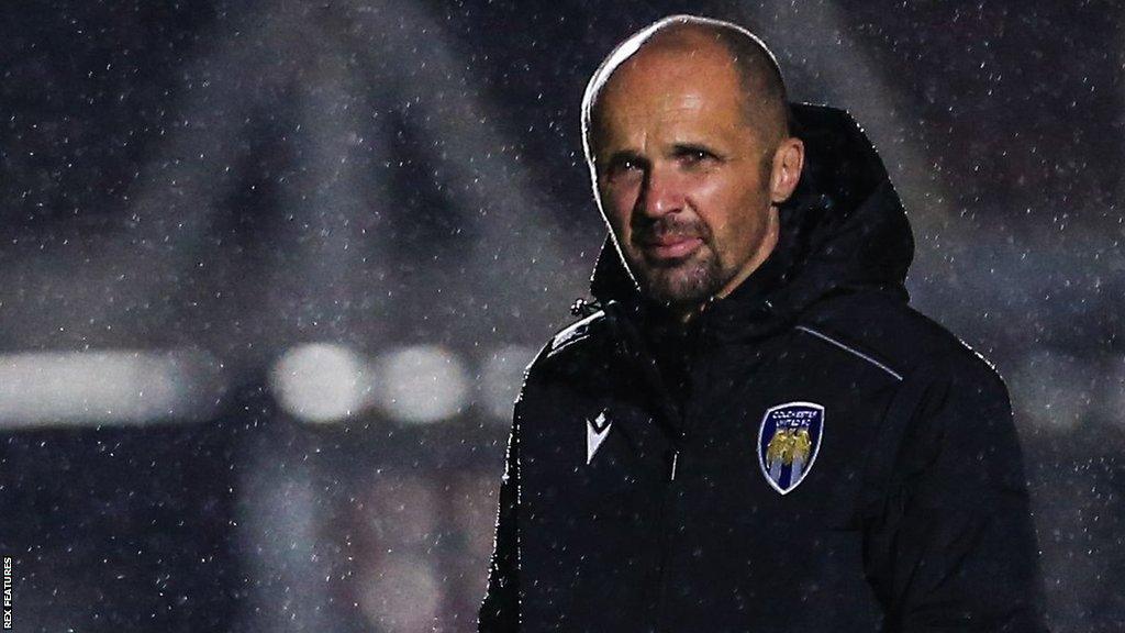 Colchester United interim boss Matthew Etherington