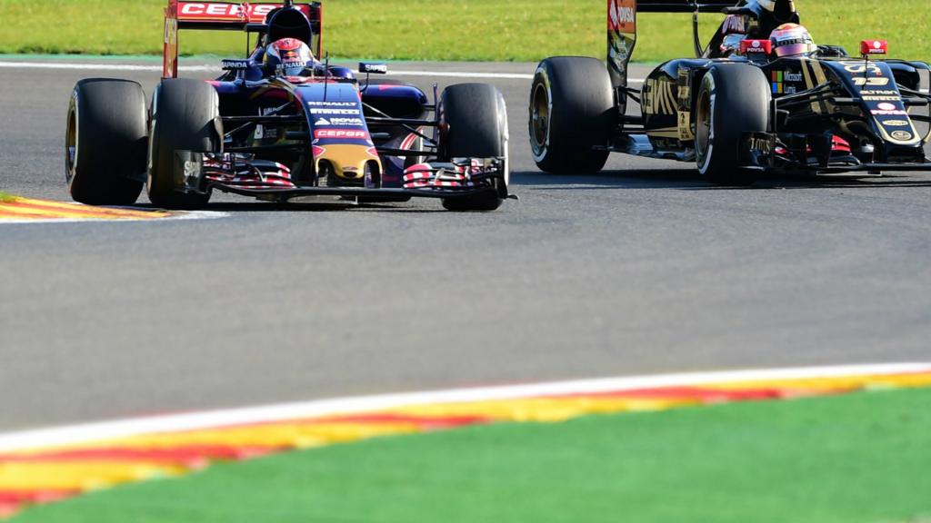 Max Verstappen and Pastor Maldonado