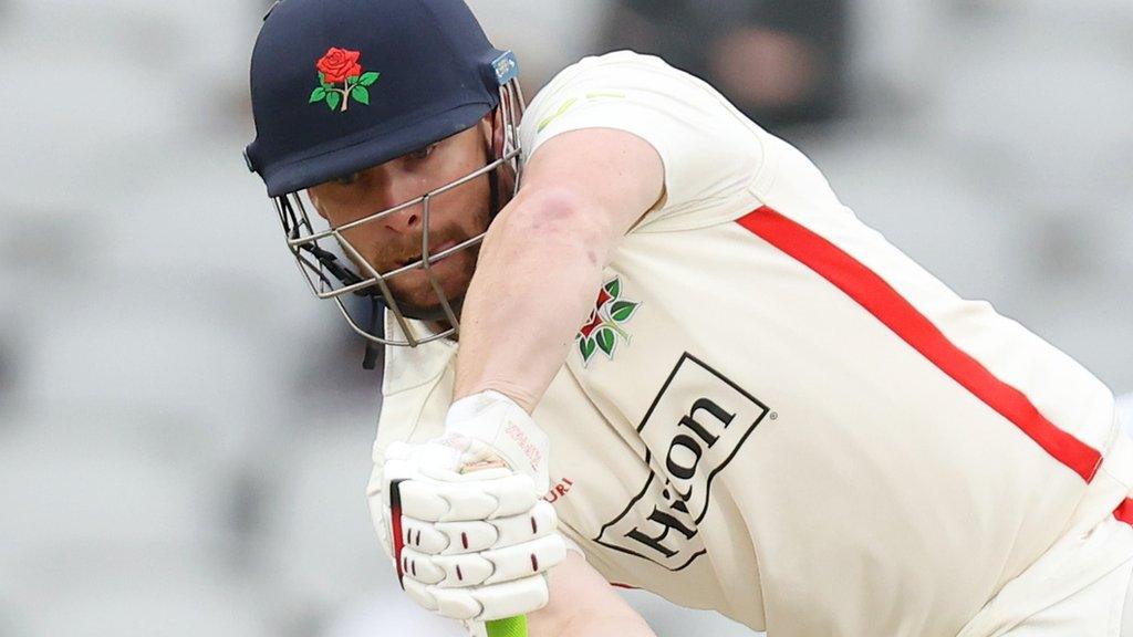 Steven Croft batting for Lancashire