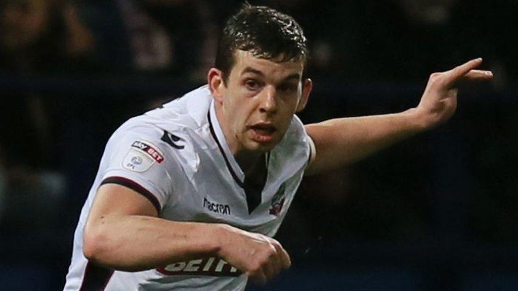 Jon Flanagan in action for Bolton Wanderers