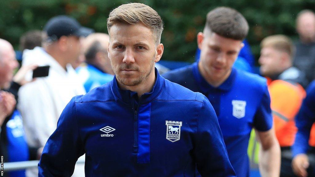 Lee Evans left Ipswich Town by mutual consent in February