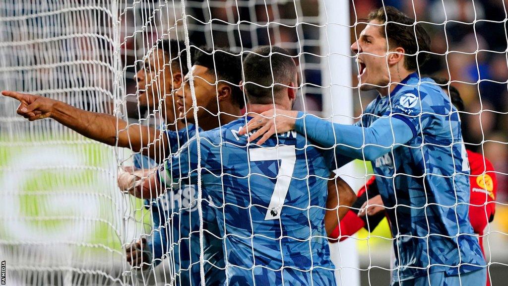 Ollie Watkins' celebration