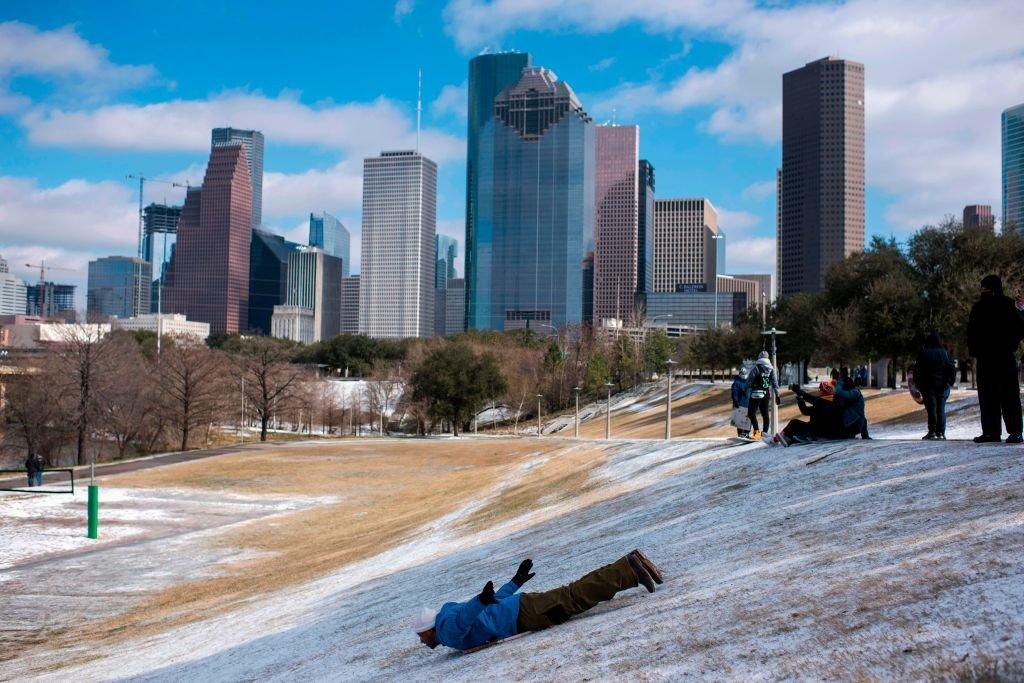 Sledging in Houston