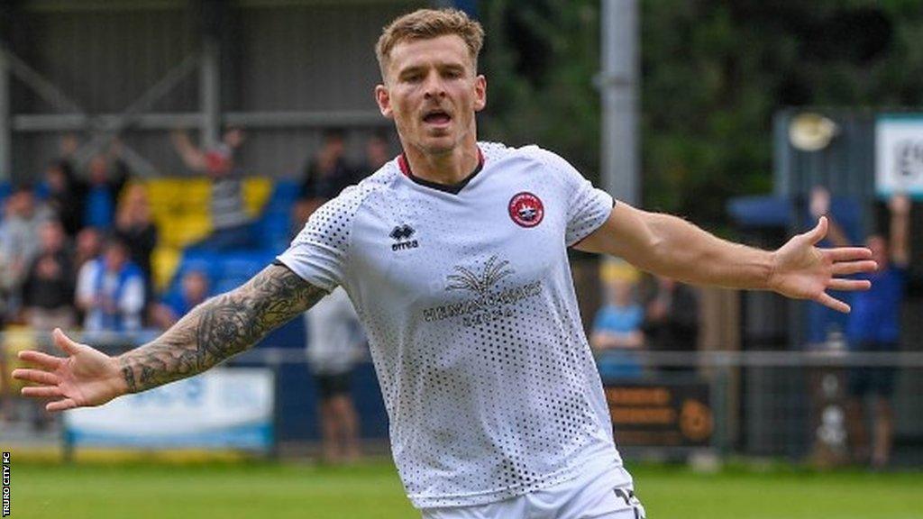 Andrew Neal in action for Truro City