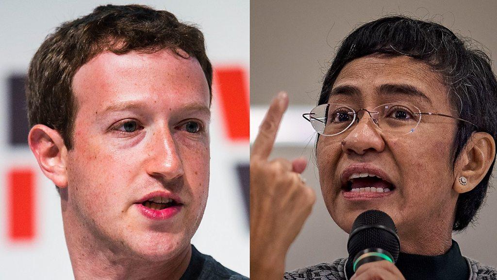 Zuckerberg and Ressa