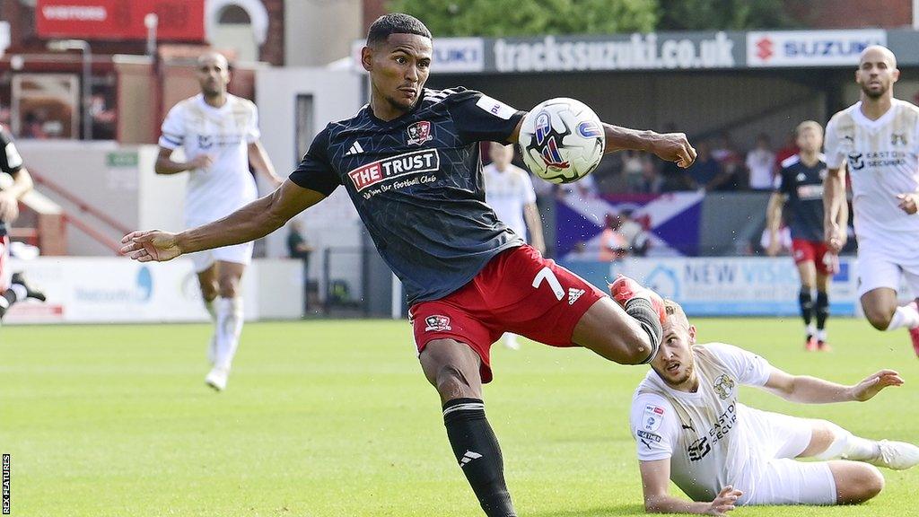 Demetri Mitchell scores against Leyton Orient