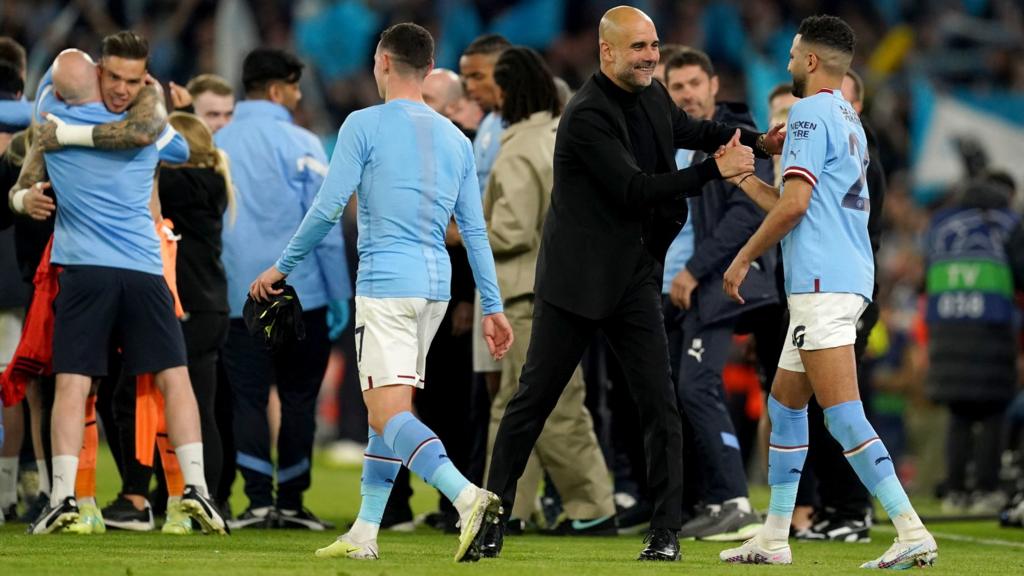 Manchester City celebrate