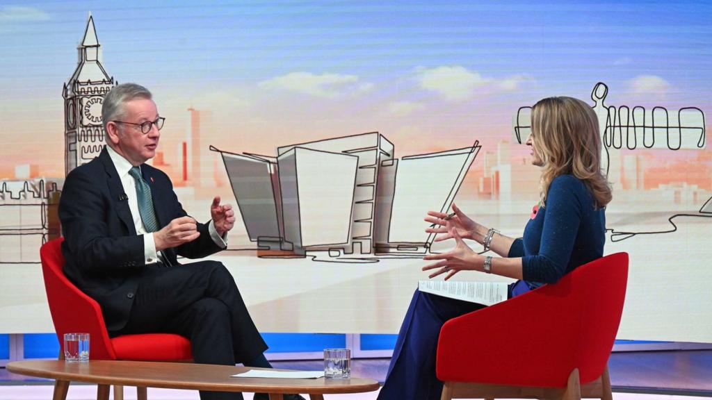 Michael Gove on Sunday with Laura Kuenssberg