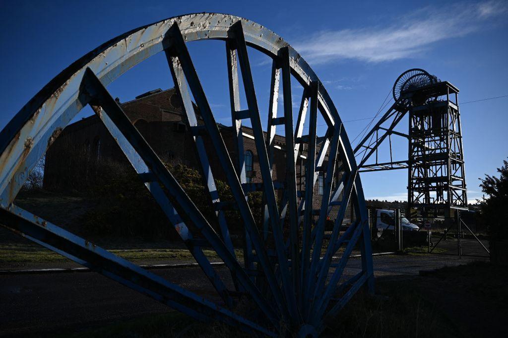 Pit head winding gear at the Haig Colliery Mining Museum, pictured close to the former Woodhouse Colliery in Whitehaven.