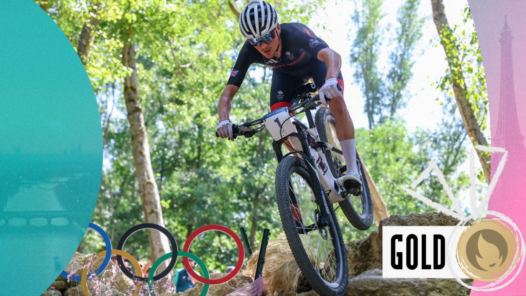 Pidcock recovers from puncture to win mountain bike gold