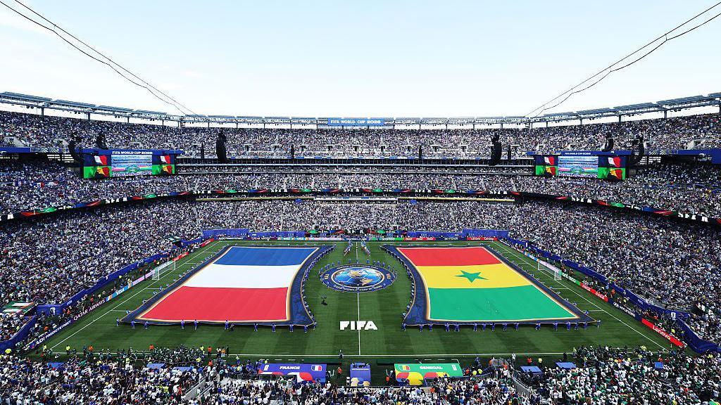The Metlife Stadium full during the France and Senegal game earlier in the tournament