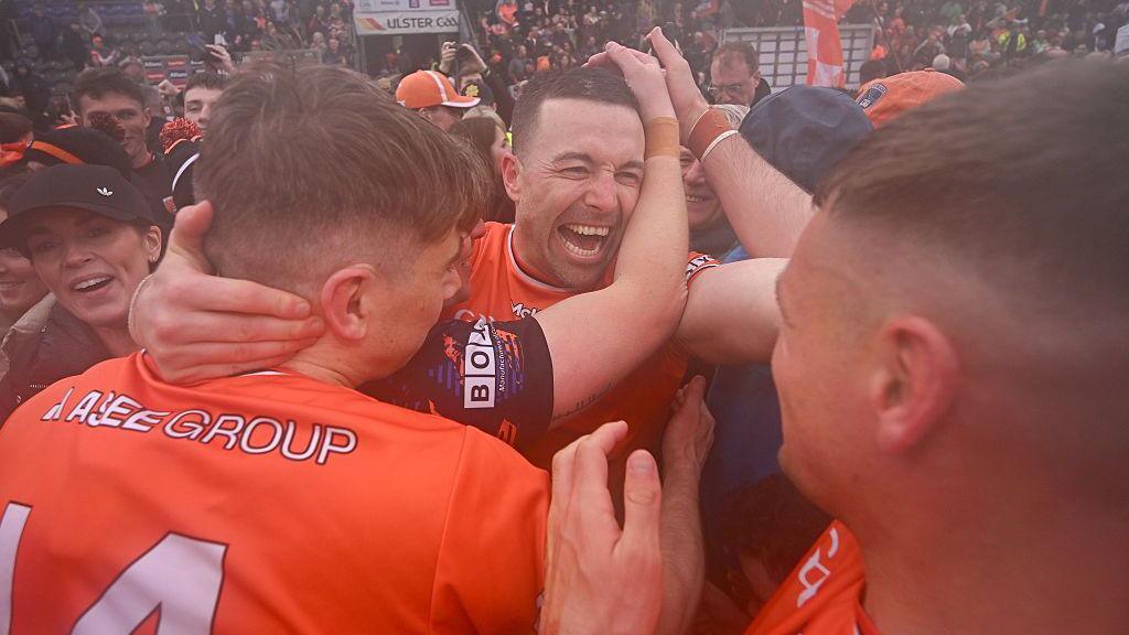 Aidan Forker celebrates
