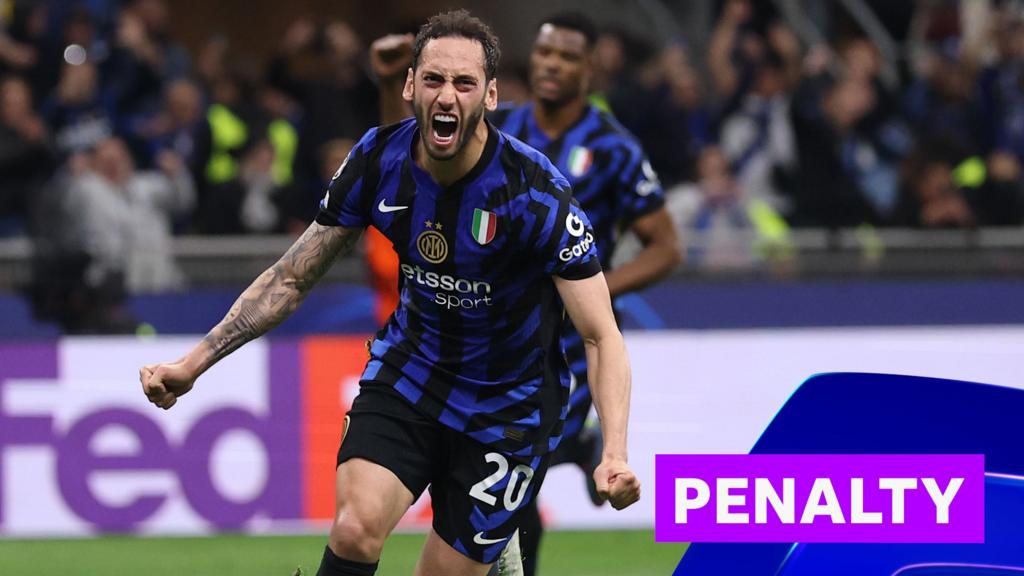'What a moment!'- Calhanoglu scores penalty for Inter