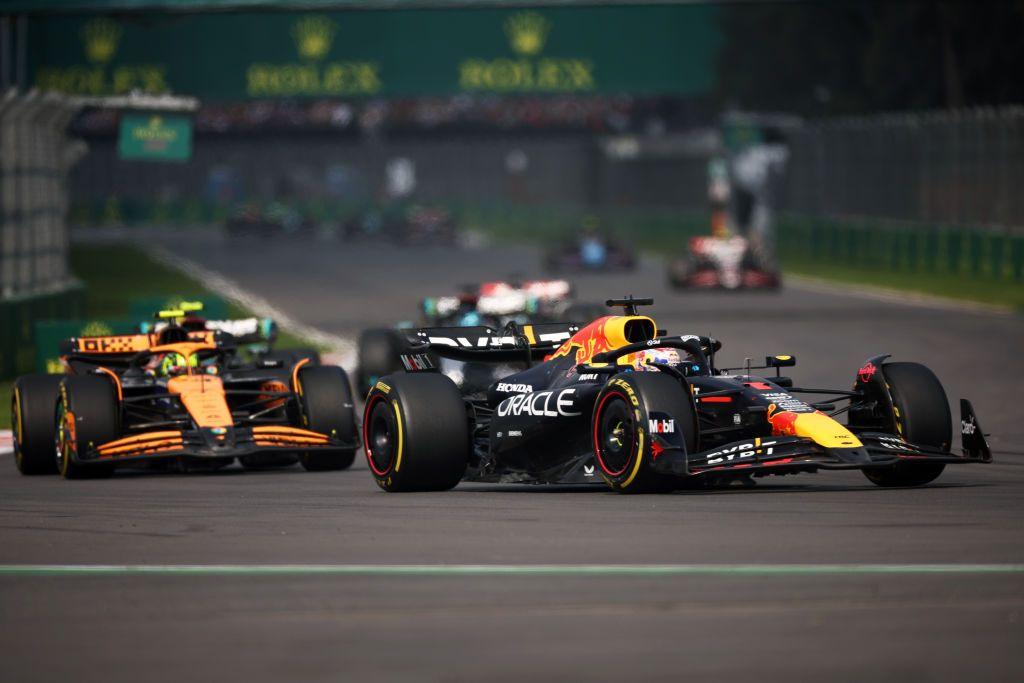 Lando Norris and Max Verstappen