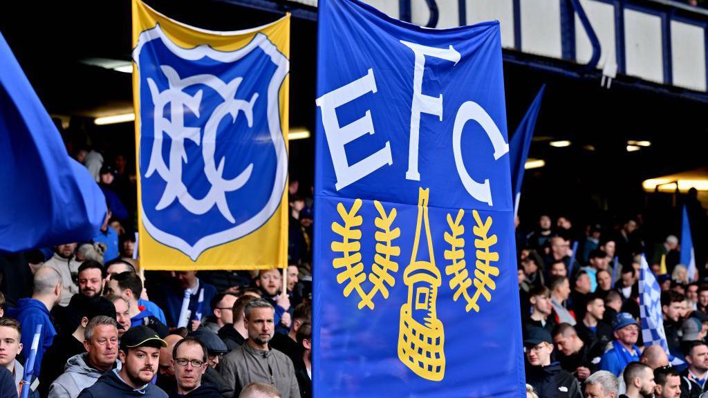 Everton fans at Goodison Park