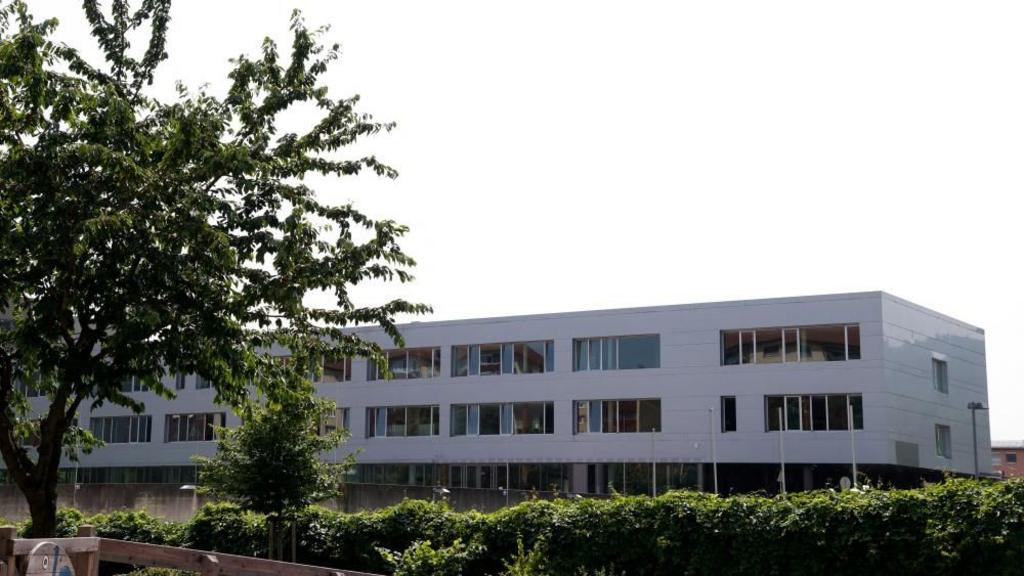 A view shows the school where a deadly shooting took place, in Graz