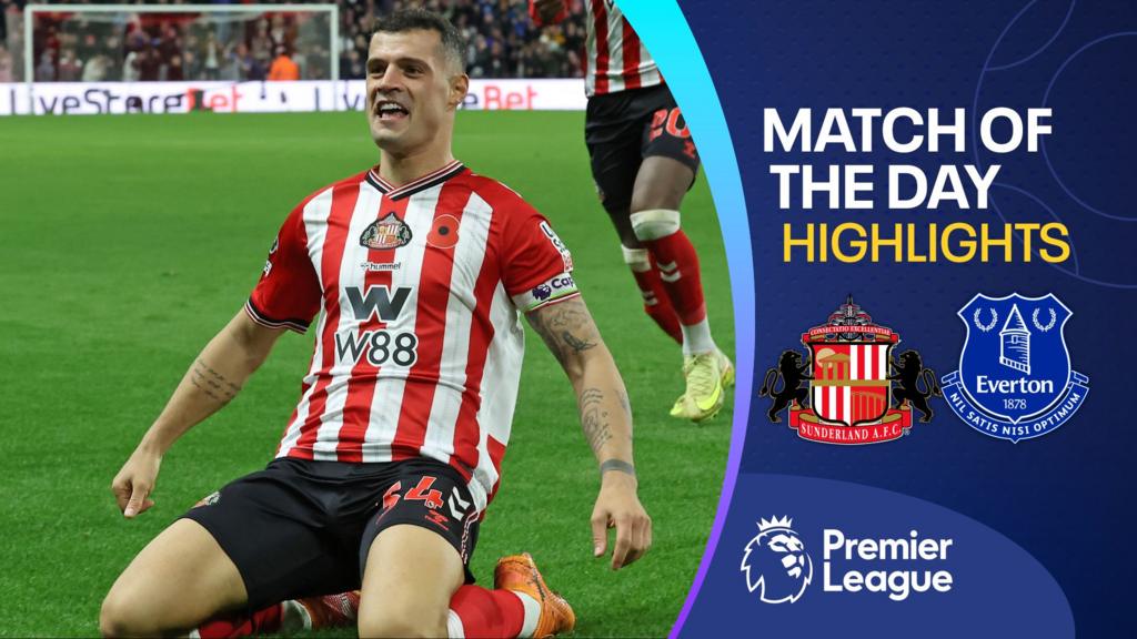 Xhaka's first Sunderland goal earns draw against Everton