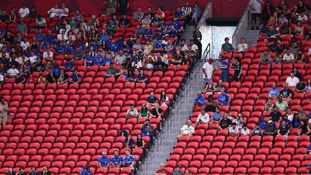 Empty stands