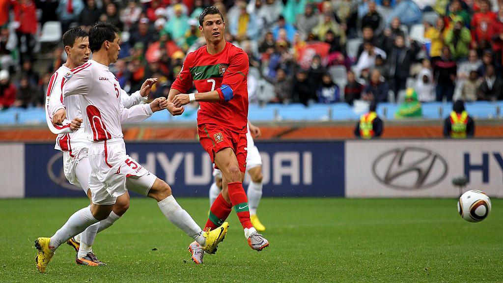 Ronaldo scores against North Korea