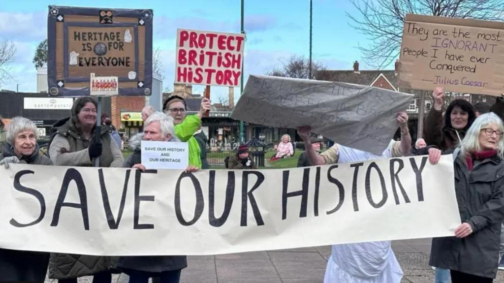 Protest over development at Marske