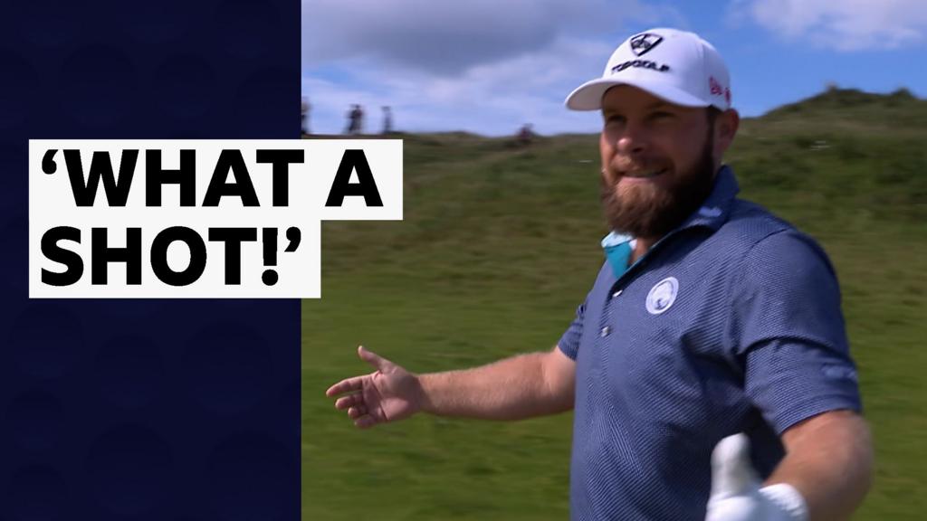 'Mamma Mia!' - Hatton holes a 140-yard eagle