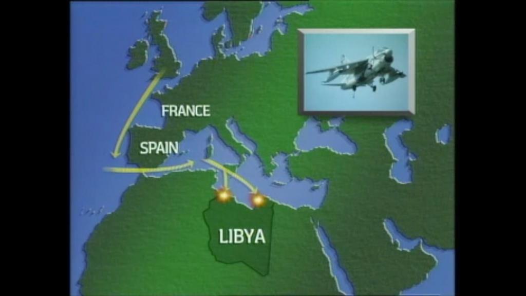 BBC Archive 1986: US launches air strikes on Libya - BBC