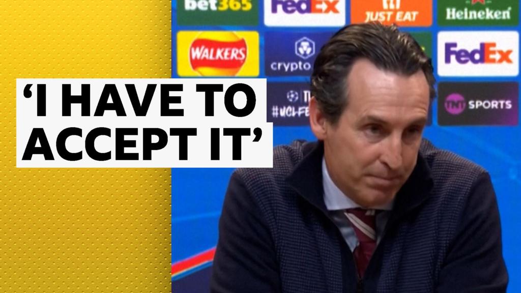 Aston Villa 0-0 Juventus: Disallowed goal would have counted in Premier League – Unai Emery