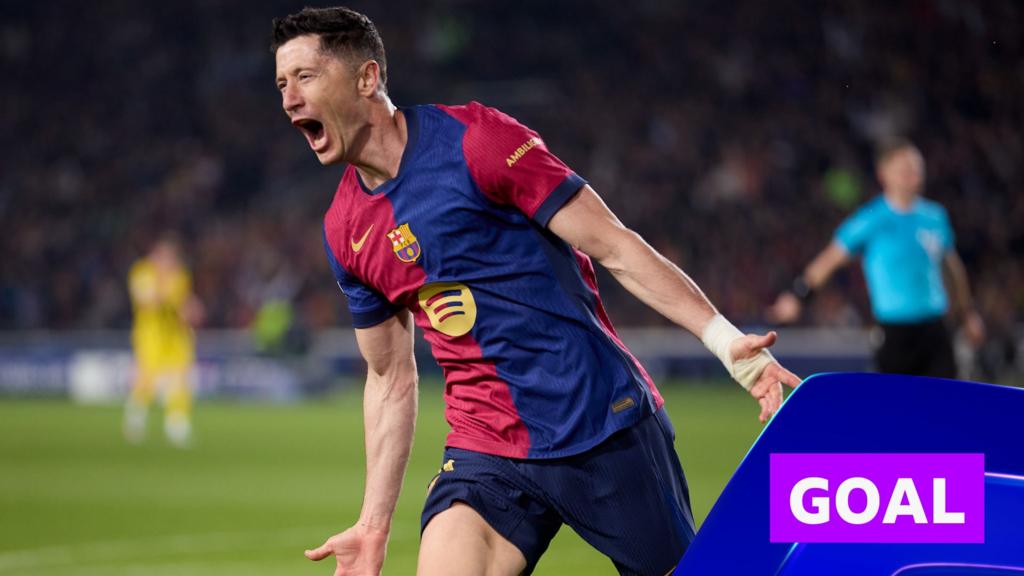 Lewandowski's clinical finish extends Barca's lead