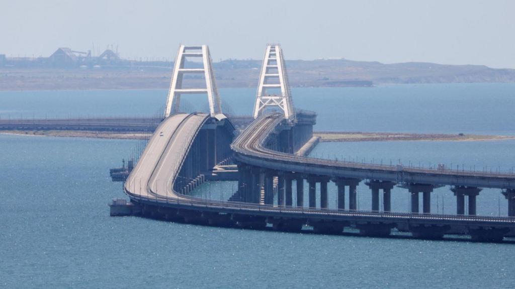 Undamaged Crimea Bridge, taken before latest attack
