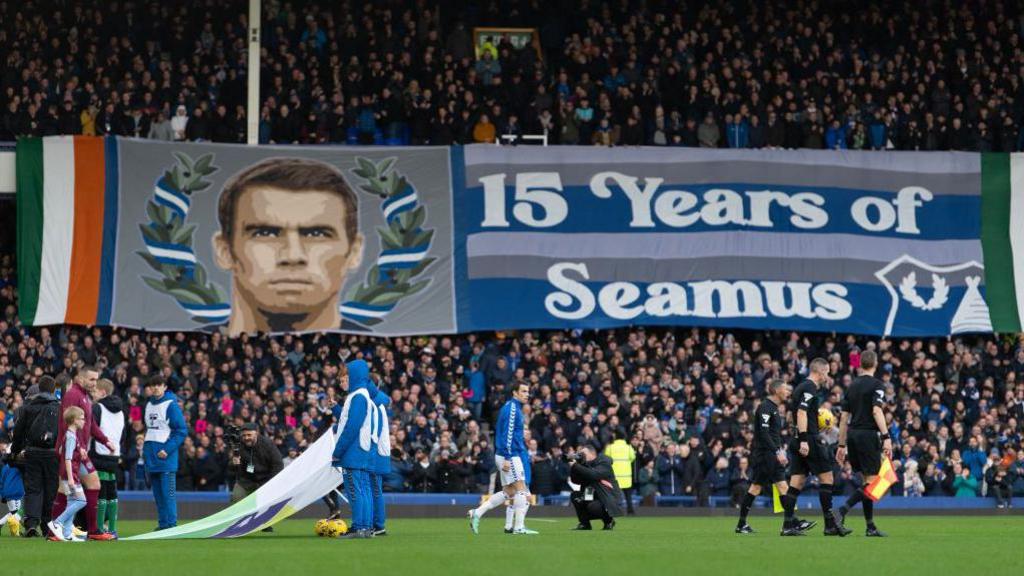 Everton captain Seamus Coleman