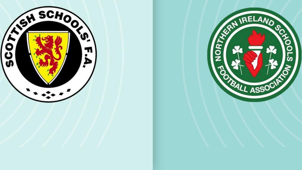 Scotland v Northern Ireland schoolboys badge graphic